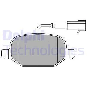 Brake Pad Set, disc brake (LP2300)