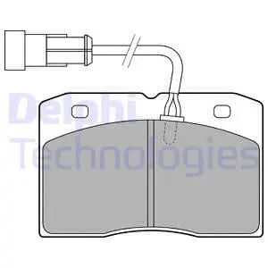 Brake Pad Set, disc brake (LP1775)