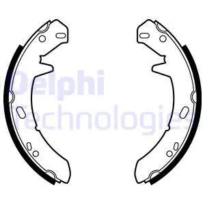 Brake Shoe Set (LS1867)