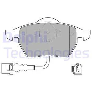 Brake Pad Set, disc brake (LP1525)