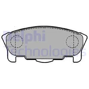 Brake Pad Set, disc brake (LP1149)