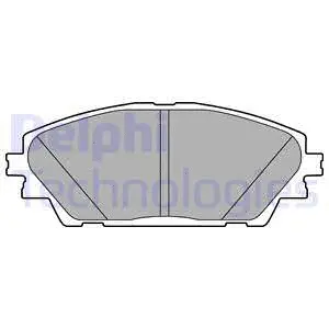 Brake Pad Set, disc brake (LP2701)