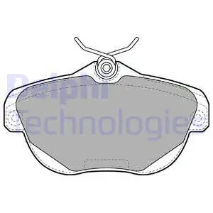 Brake Pad Set, disc brake (LP1991)