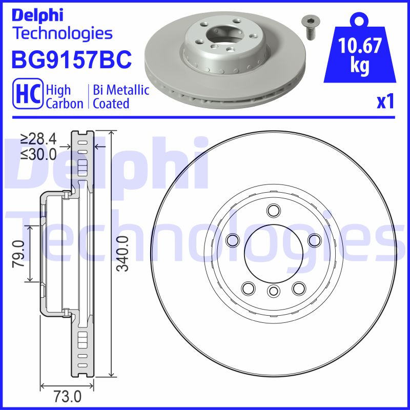Brake Disc (BG9157BC)