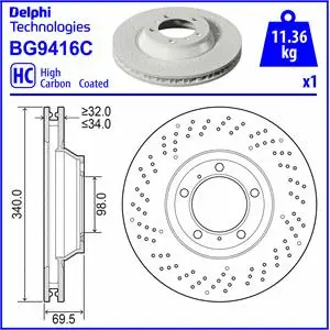 Brake Disc (BG9416C)