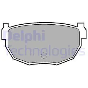 Brake Pad Set, disc brake (LP570)