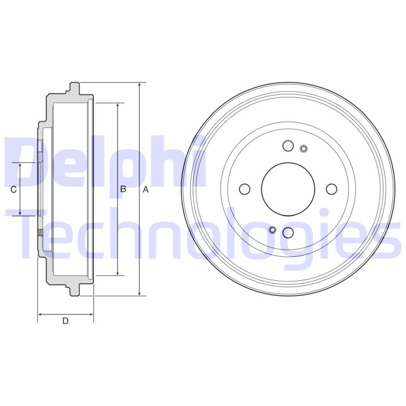 Brake Drum (BF606)