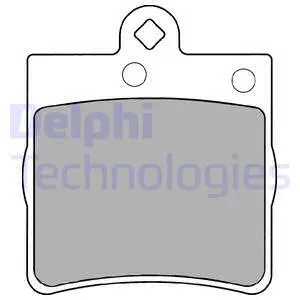 Brake Pad Set, disc brake (LP1403)