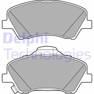 Brake Pad Set, disc brake (LP3678)