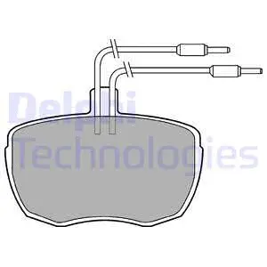Brake Pad Set, disc brake (LP213)