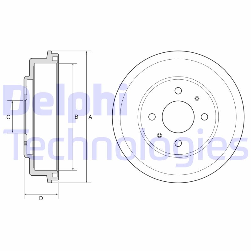 Brake Drum (BF582)