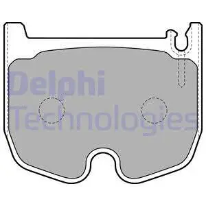 Brake Pad Set, disc brake (LP1841)