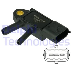 Sensor, exhaust pressure (DPS00007)