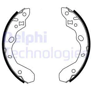 Brake Shoe Set (LS1855)