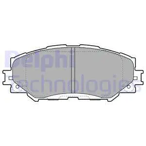 Brake Pad Set, disc brake (LP2002)