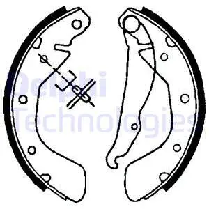 Brake Shoe Set (LS1621)