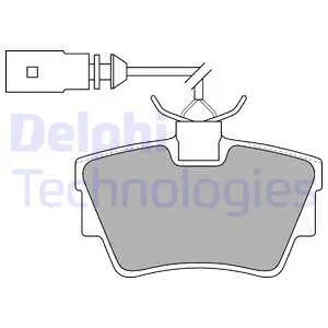 Brake Pad Set, disc brake (LP1511)