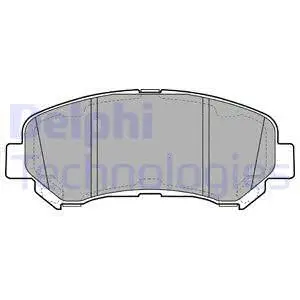 Brake Pad Set, disc brake (LP2031)
