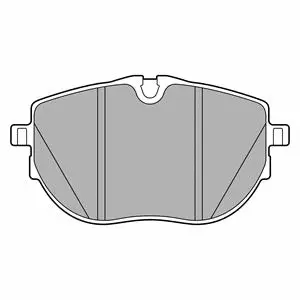 Brake Pad Set, disc brake (LP3651)