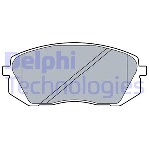 Brake Pad Set, disc brake (LP3535)