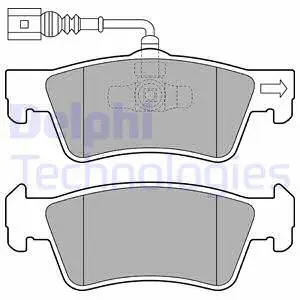 Brake Pad Set, disc brake (LP2086)
