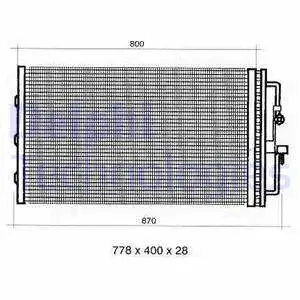 Condenser, air conditioning (TSP0225353)