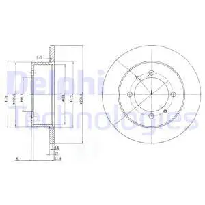 Brake Disc (BG3609)