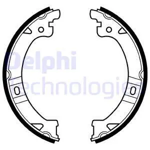 Brake Shoe Set, parking brake (LS1977)