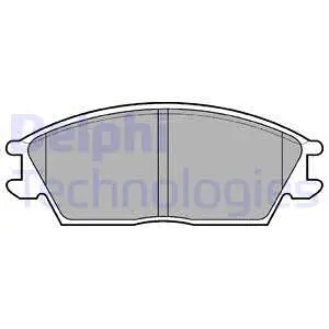 Brake Pad Set, disc brake (LP704)