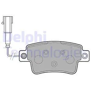 Brake Pad Set, disc brake (LP2231)