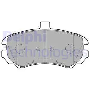 Brake Pad Set, disc brake (LP2150)