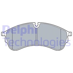 Brake Pad Set, disc brake (LP3545)