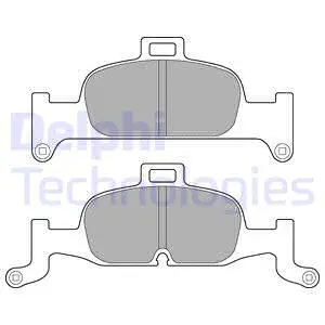 Brake Pad Set, disc brake (LP3239)