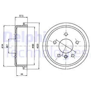 Brake Drum (BF395)