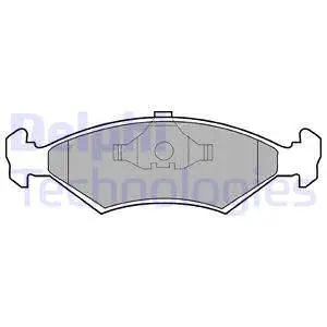 Brake Pad Set, disc brake (LP204)