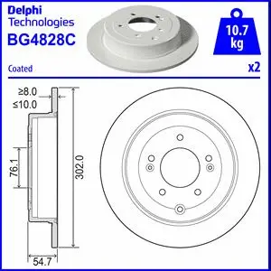 Brake Disc (BG4828C)