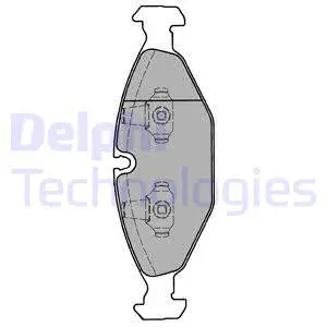 Brake Pad Set, disc brake (LP1000)
