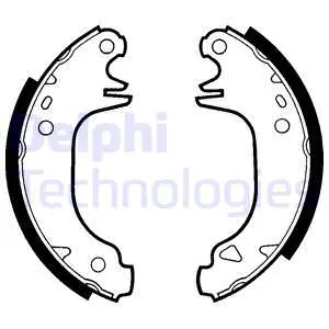 Brake Shoe Set (LS1273)