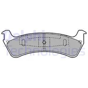 Brake Pad Set, disc brake (LP1635)
