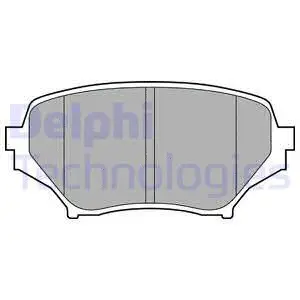 Brake Pad Set, disc brake (LP2026)