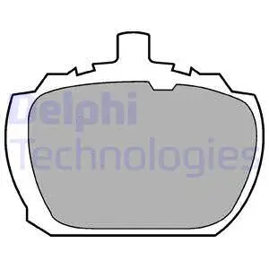 Brake Pad Set, disc brake (LP510)