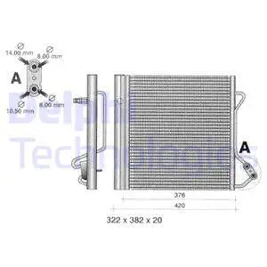 Condenser, air conditioning (TSP0225320)