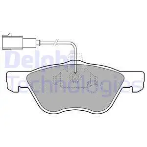 Brake Pad Set, disc brake (LP1408)