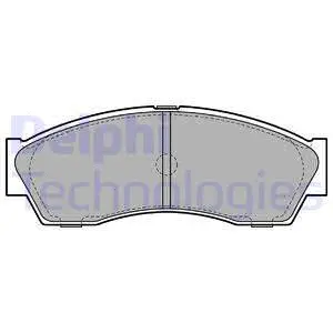 Brake Pad Set, disc brake (LP2159)
