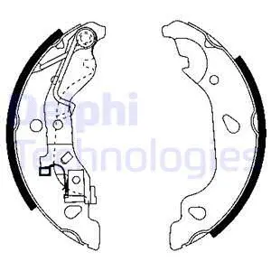 Brake Shoe Set (LS1859)