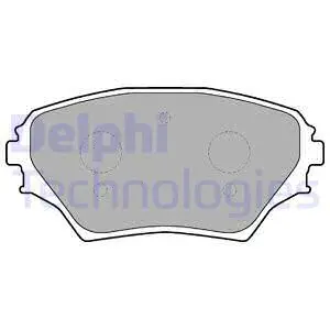 Brake Pad Set, disc brake (LP1632)