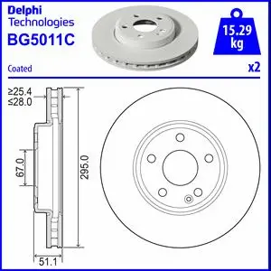 Brake Disc (BG5011C)
