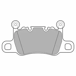 Brake Pad Set, disc brake (LP3655)