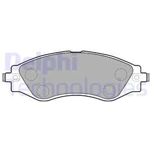 Brake Pad Set, disc brake (LP1816)