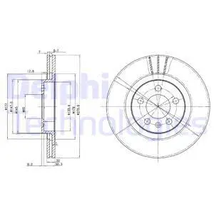 Brake Disc (BG3036C-18B1)